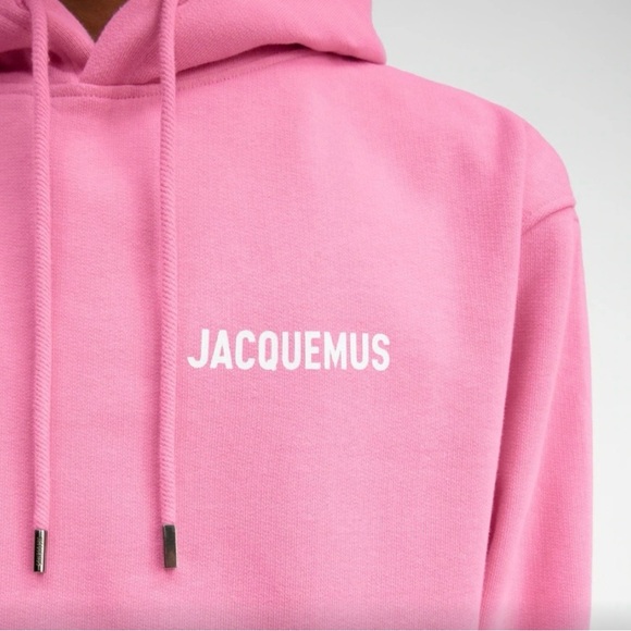 ‼️WOW‼️JAQUEMUS LE Cozy Pink Sweat SHIRT with HOOD‼️ NWOT. - Picture 4 of 10